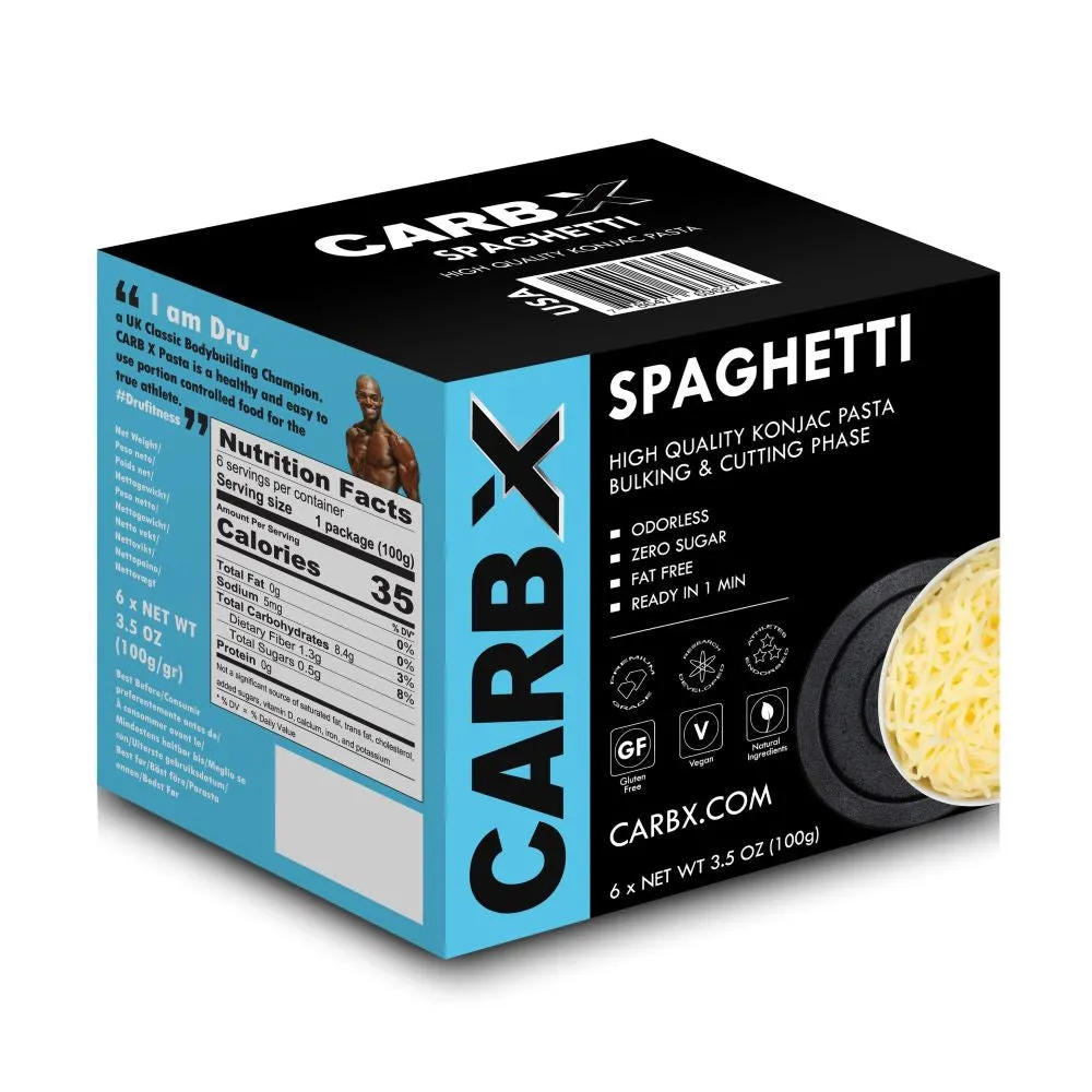 كارب اكس معكرونة سباجيتي منخفضة الكربوهيدرات 600 جم - CARB X Spaghetti 600 g