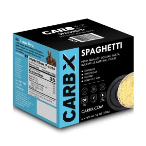 كارب اكس معكرونة سباجيتي منخفضة الكربوهيدرات 600 جم - CARB X Spaghetti 600 g