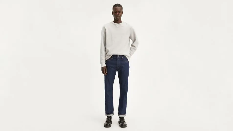 005012853 Levi's Made & Crafted 501 Original Fit Jeans Rinse Stretch - Dark Wash