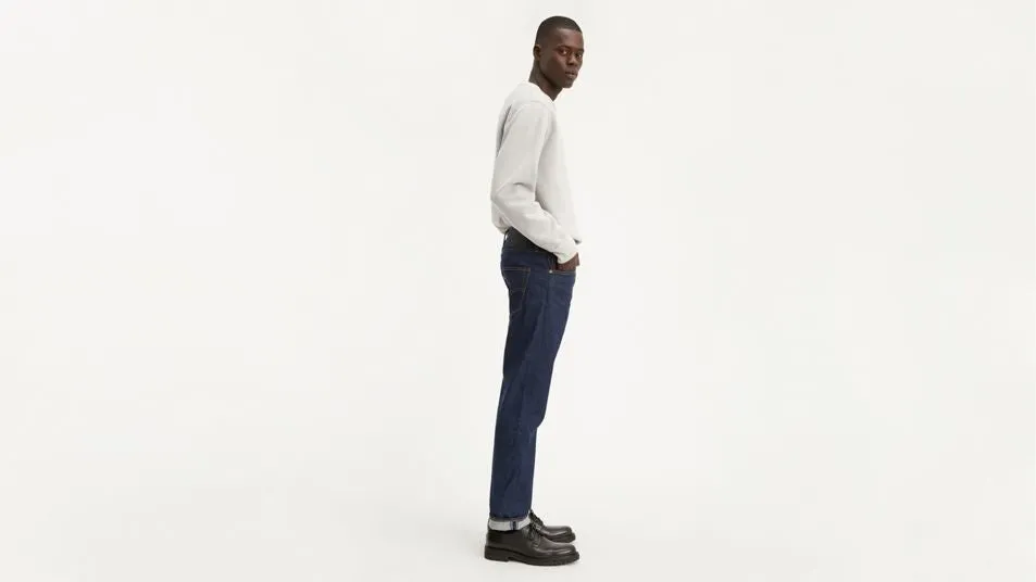 005012853 Levi's Made & Crafted 501 Original Fit Jeans Rinse Stretch - Dark Wash