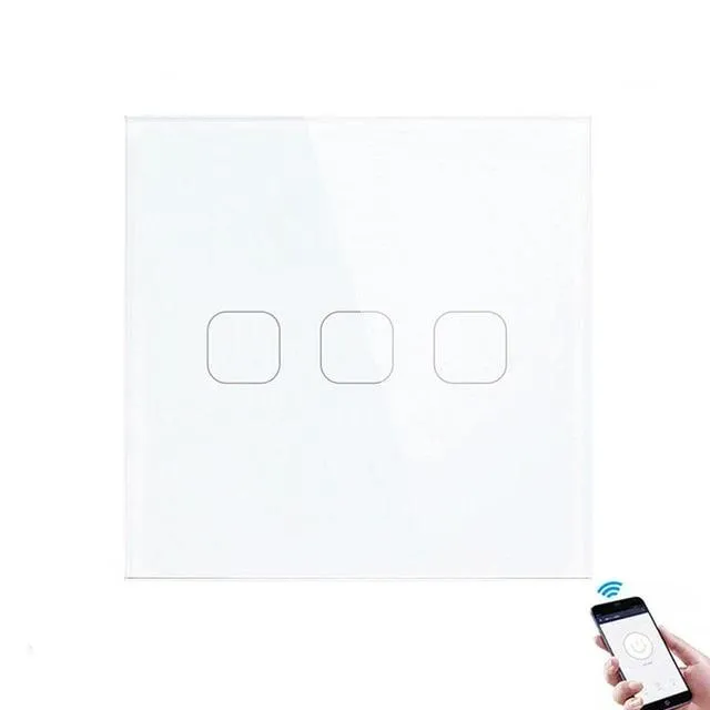 1/2/3 Gang Smart  Wall  Wireless Touch Light Switch