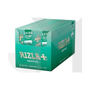 20 Rizla Menthol Extra Slim Tips