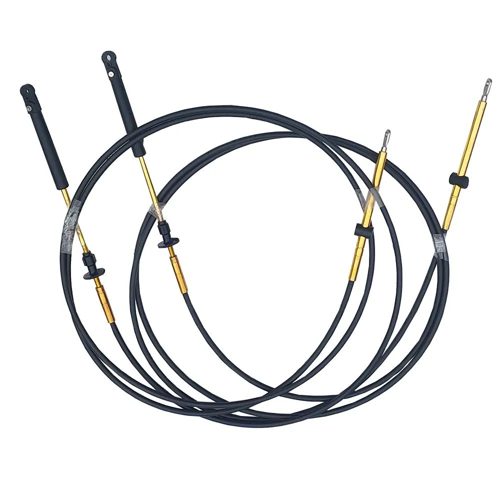 2x 8 ft Gear/Throttle Control Cables C14 for Johnson Evinrude OMC Outboard