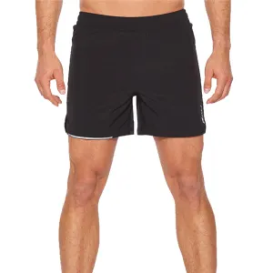 2XU X-VENT 5 Inch Shorts, Herren, Black/Silver Reflective