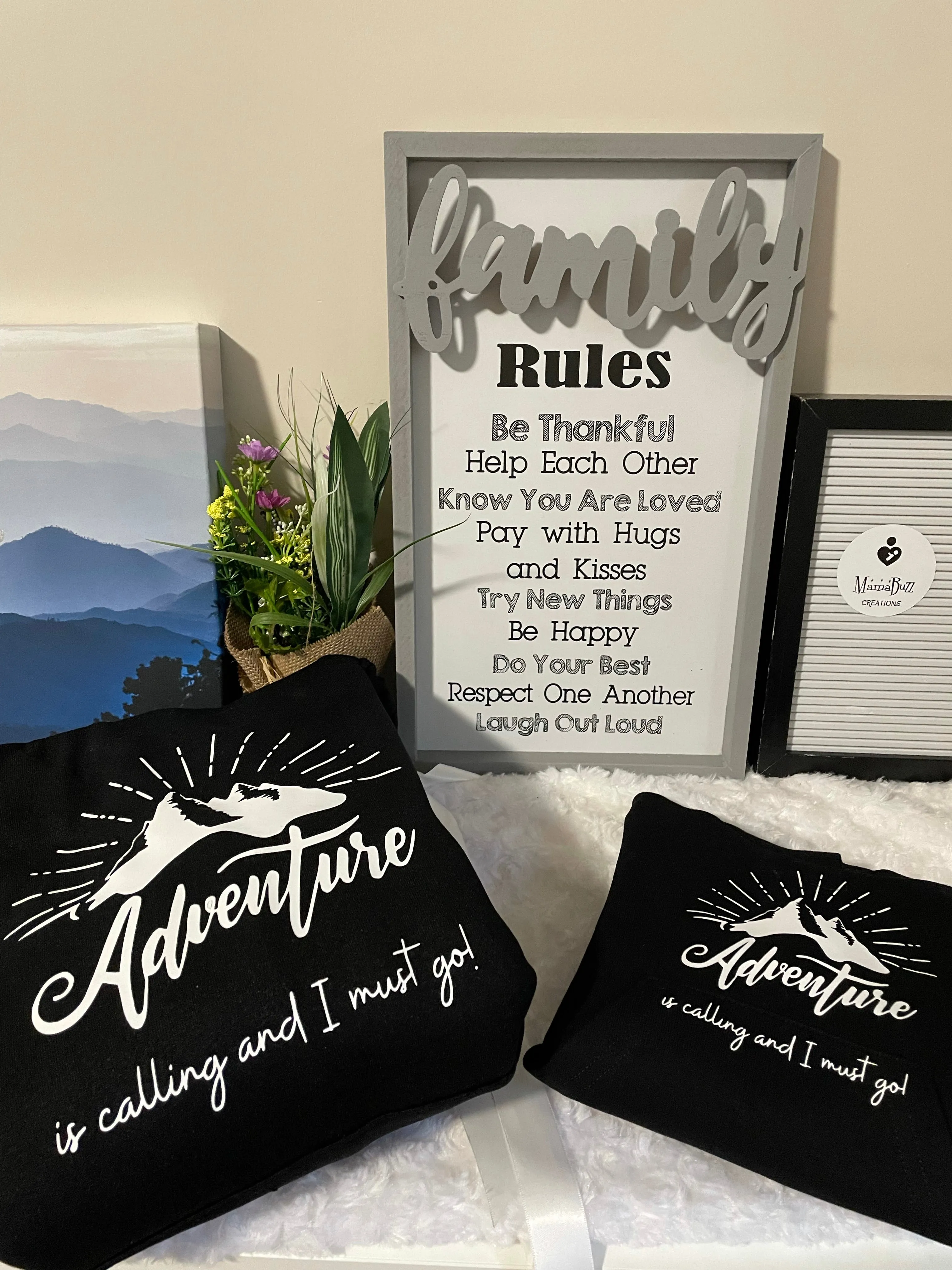 “Adventure is Calling and I must go” Mama Hoodie