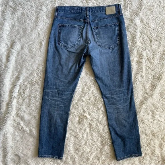 AG Adriano Goldschmied Jeans The Ex-Boyfriend Slouchy Slim Distressed Denim 26