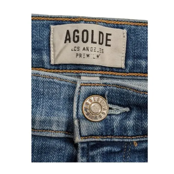 AGOLDE Amour Vert Sophie Crop Jeans Size 25