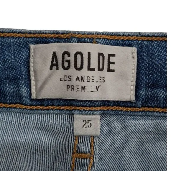 AGOLDE Amour Vert Sophie Crop Jeans Size 25