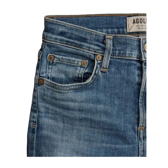 AGOLDE Amour Vert Sophie Crop Jeans Size 25