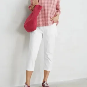 Albert Quay Cropped Pants - Salt