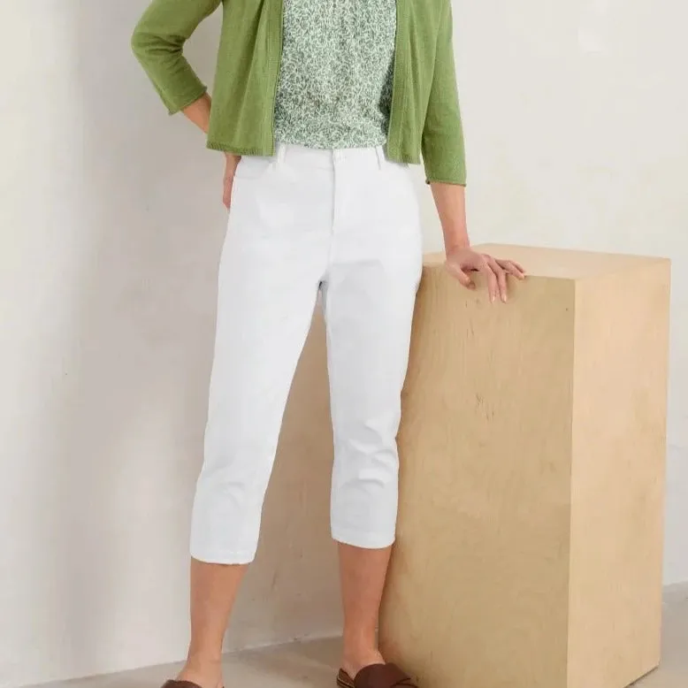 Albert Quay Cropped Pants - Salt