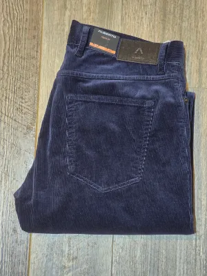 Alberto Regular Fit needle cord 5 pocket jeans