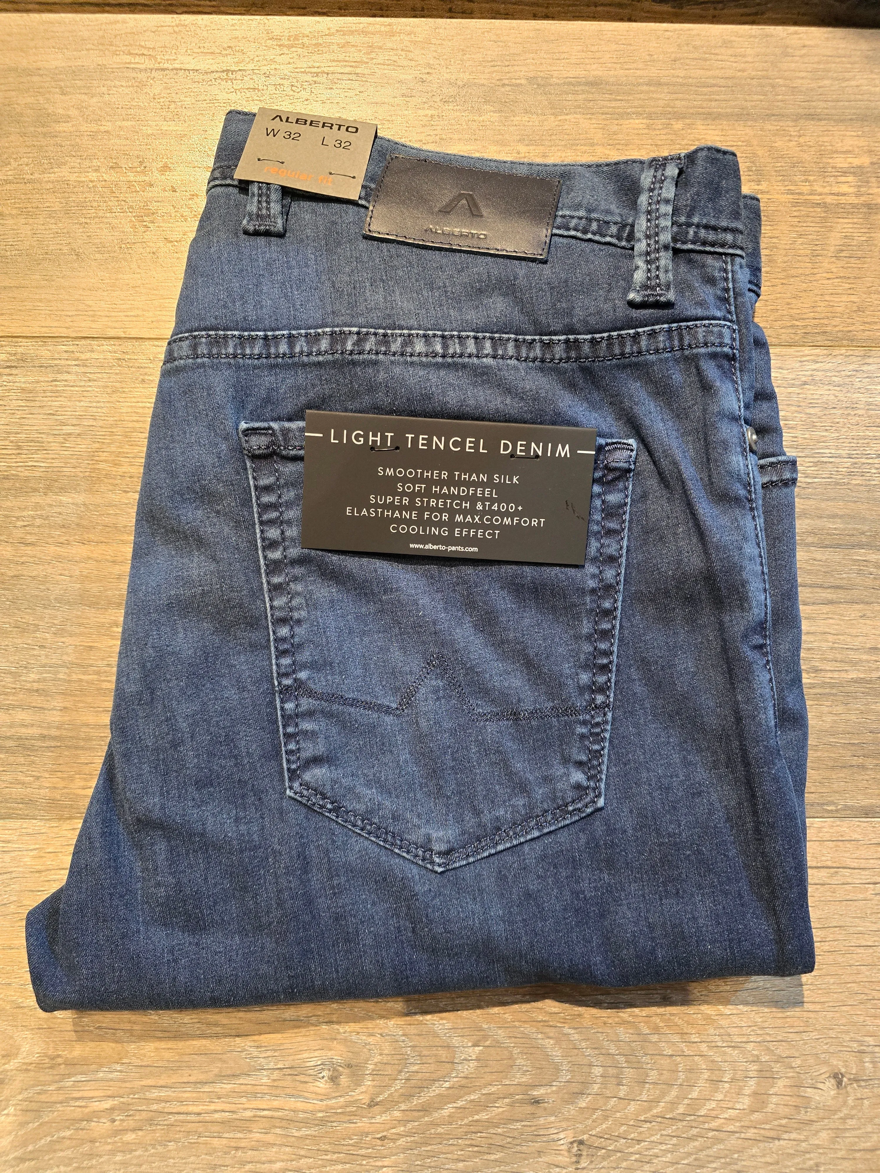 Alberto Regular Fit Summer Tencel Denim Jeans