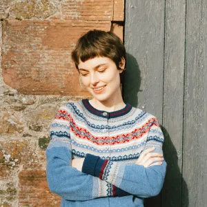 Alpine Cardigan - Blue Morning