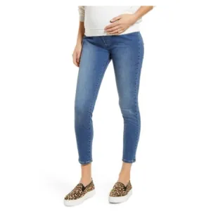 ANGEL MATERNITY High Waist Crop Jeans - Size XL