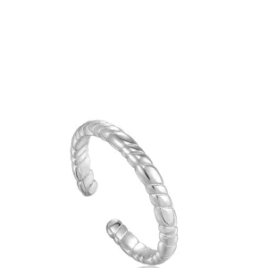 Ania Haie Smooth Twist Silver Ring