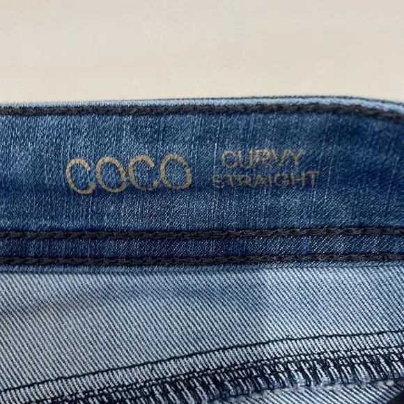 ANTHROPOLOGIE DL1961 COCO CURVY STRAIGHT JEANS 4 WAY 360 STRETCH size 27