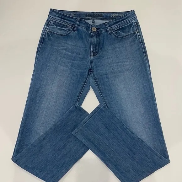 ANTHROPOLOGIE DL1961 COCO CURVY STRAIGHT JEANS 4 WAY 360 STRETCH size 27