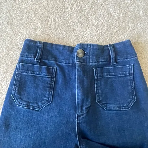 Anthropologie Pilcro Skipper Wide leg high rise jeans. Women size 26
