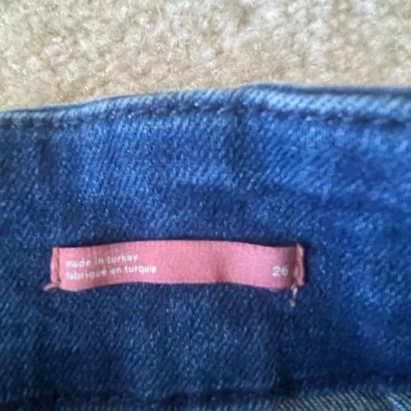 Anthropologie Pilcro Skipper Wide leg high rise jeans. Women size 26