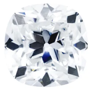 Antique Cushion Old Mine Cut (OMC) Heirloom FAB Moissanite Loose Stone