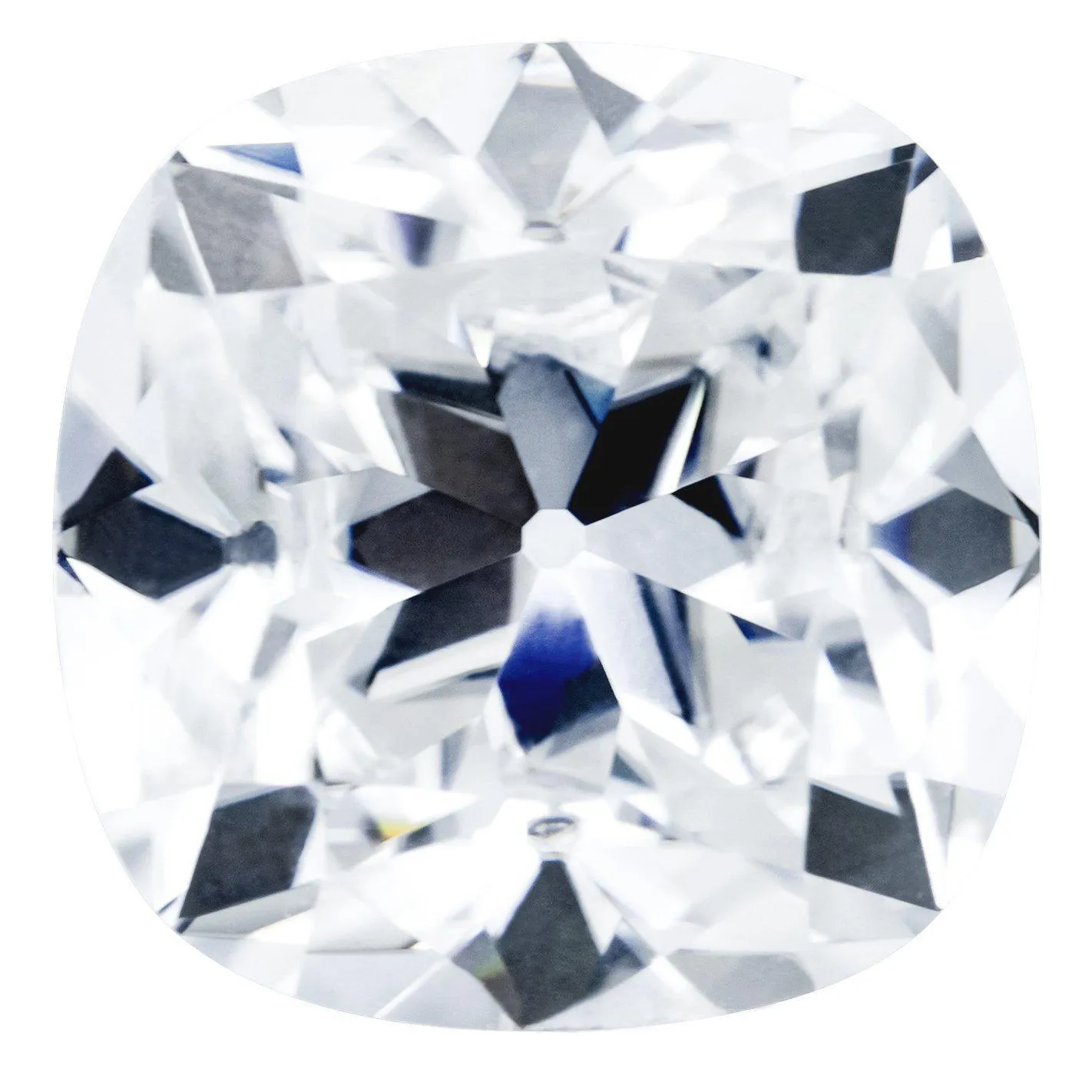 Antique Cushion Old Mine Cut (OMC) Heirloom FAB Moissanite Loose Stone