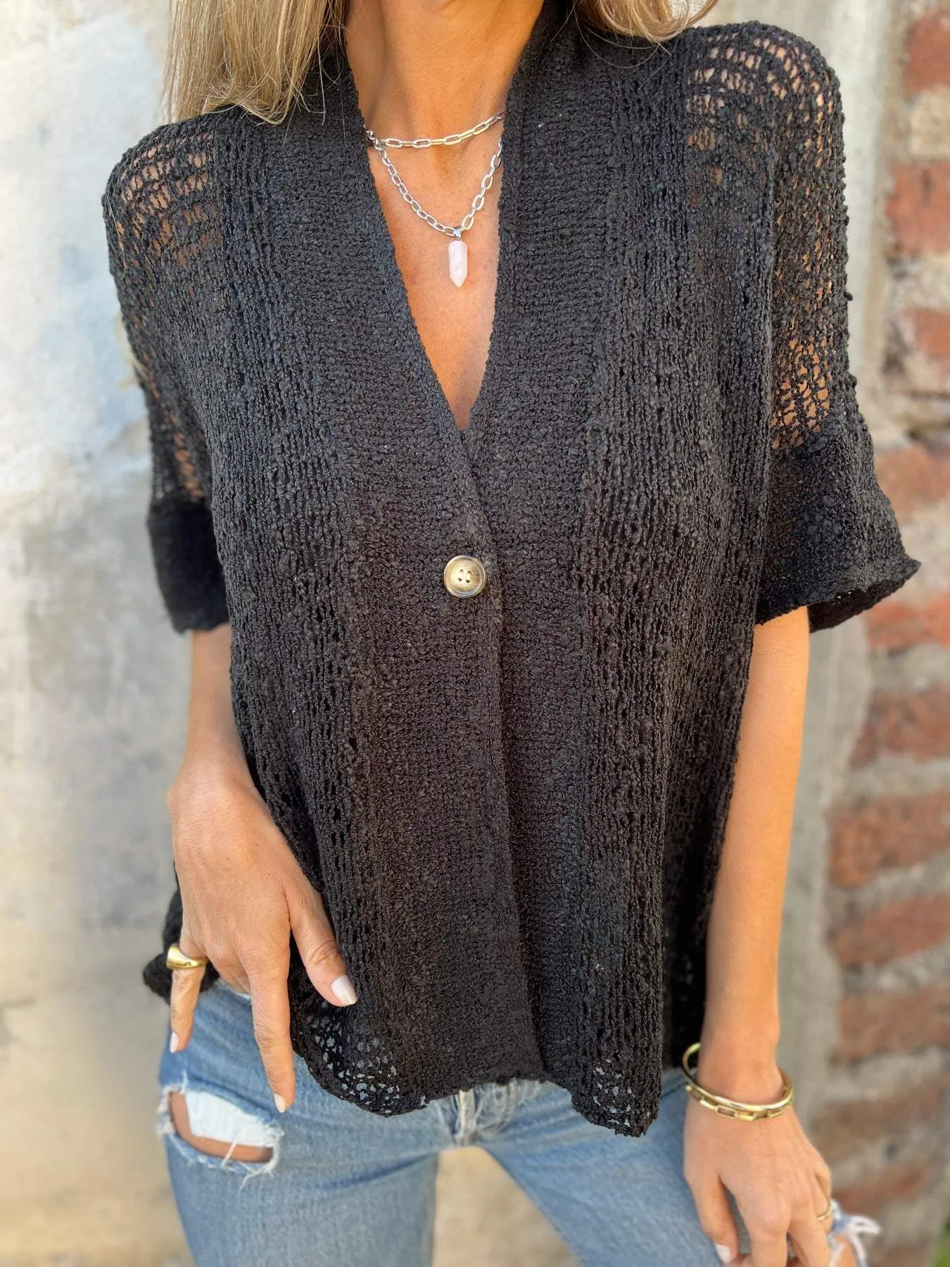Apryl | Elegant Textured Top