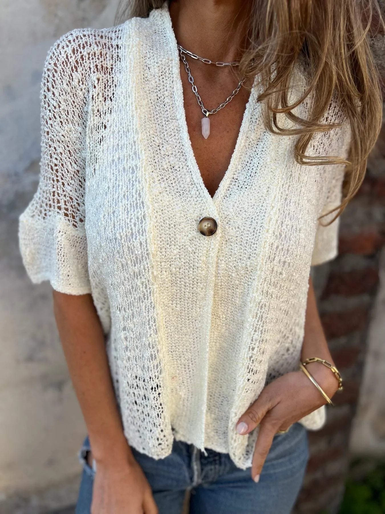 Apryl | Elegant Textured Top