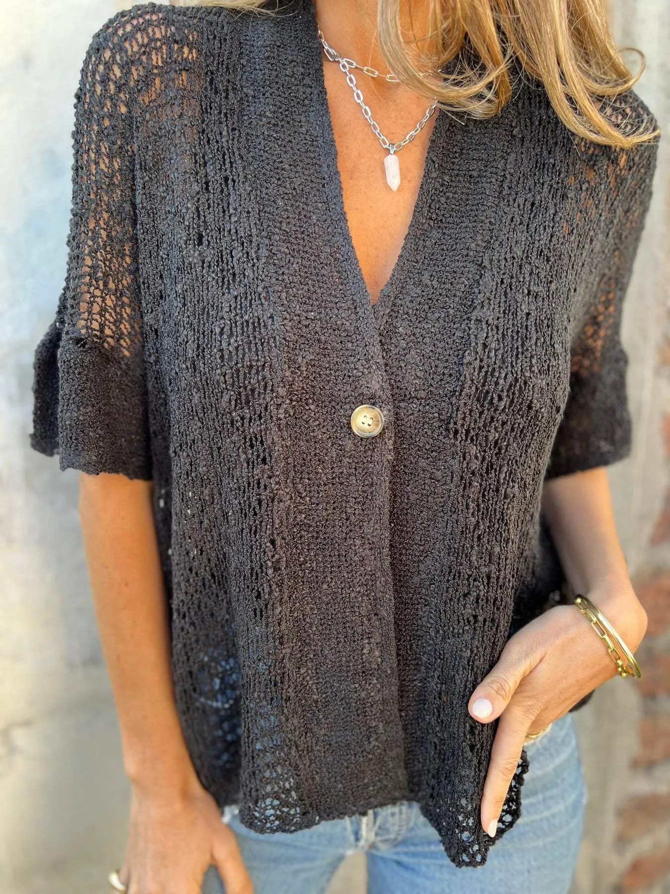 Apryl | Elegant Textured Top
