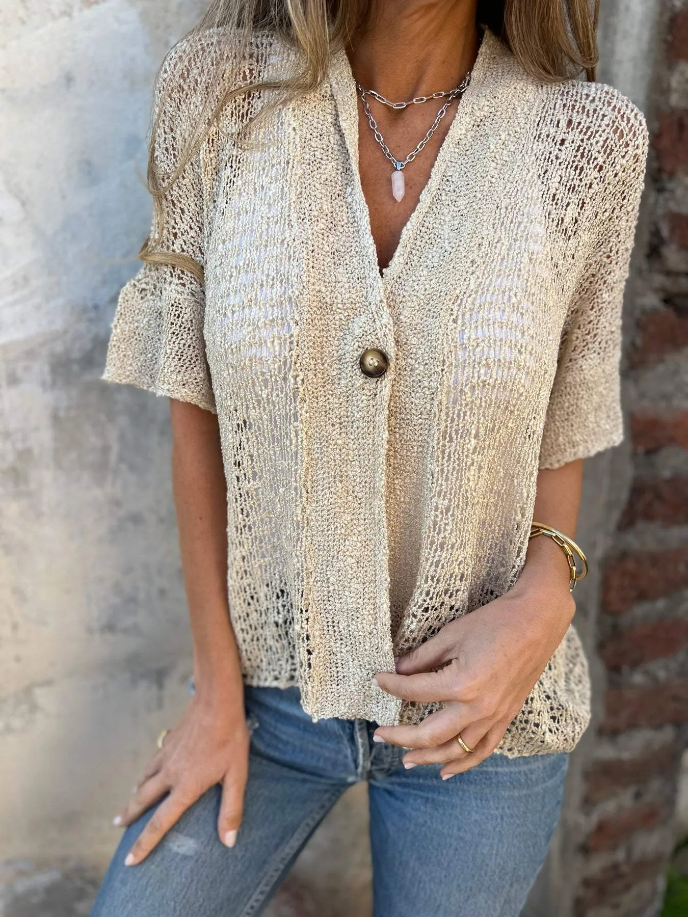 Apryl | Elegant Textured Top