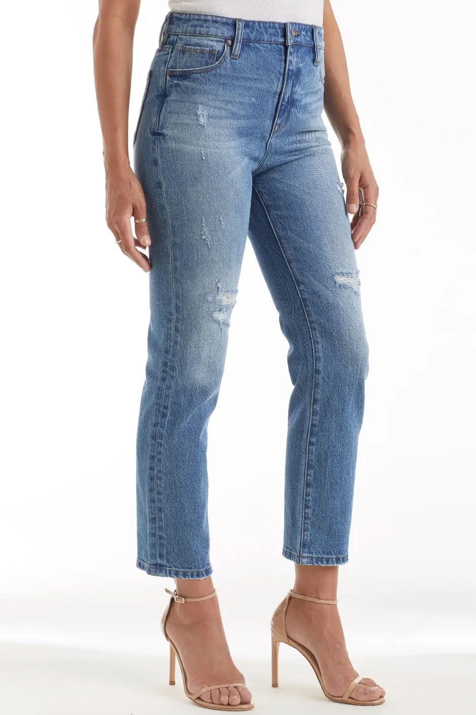 Ashton Cropped Vintage Straight Jeans