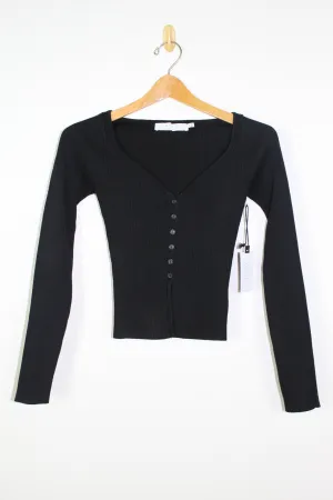 ASTR L/S V Neck Top