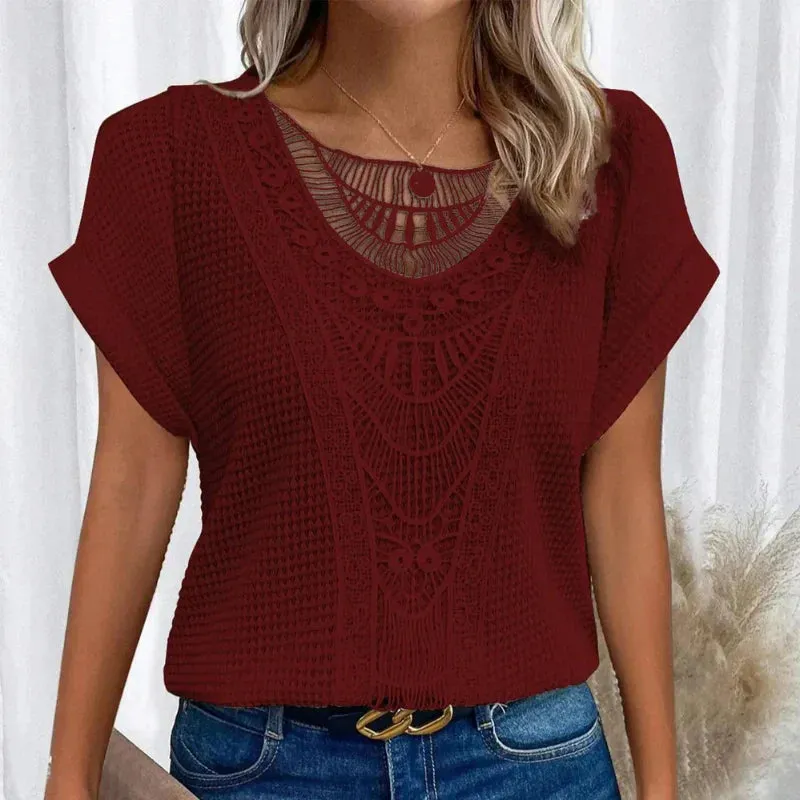 AURA -DELICATE TEXTURED BLOUSE