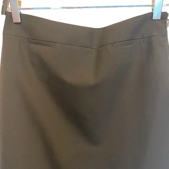 Banana  Republic Black Wool Pencil Skirt 4P