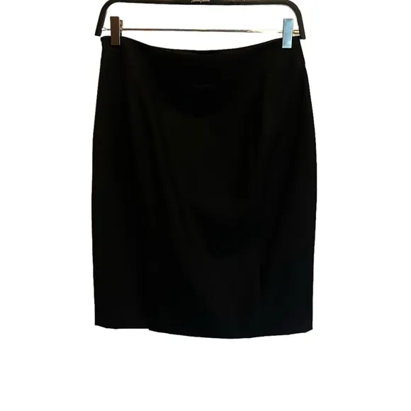 Banana  Republic Black Wool Pencil Skirt 4P