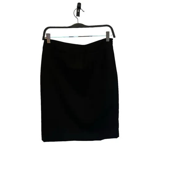 Banana  Republic Black Wool Pencil Skirt 4P