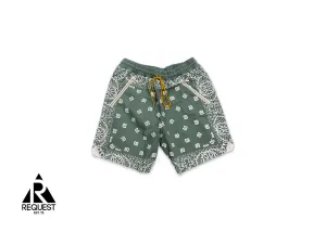 Bandana Shorts "Sage"