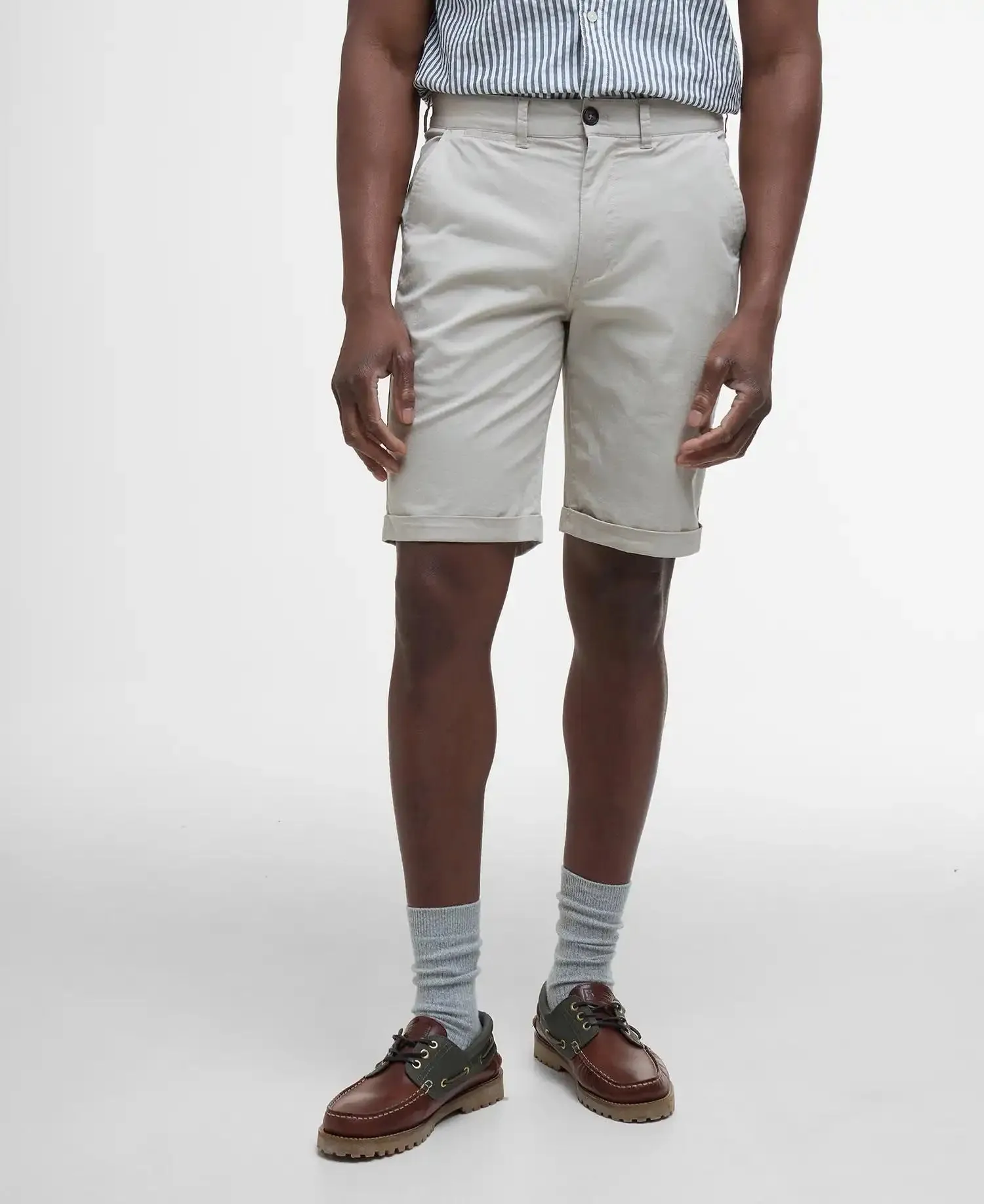Barbour Mens Smart Chino Shorts Mist