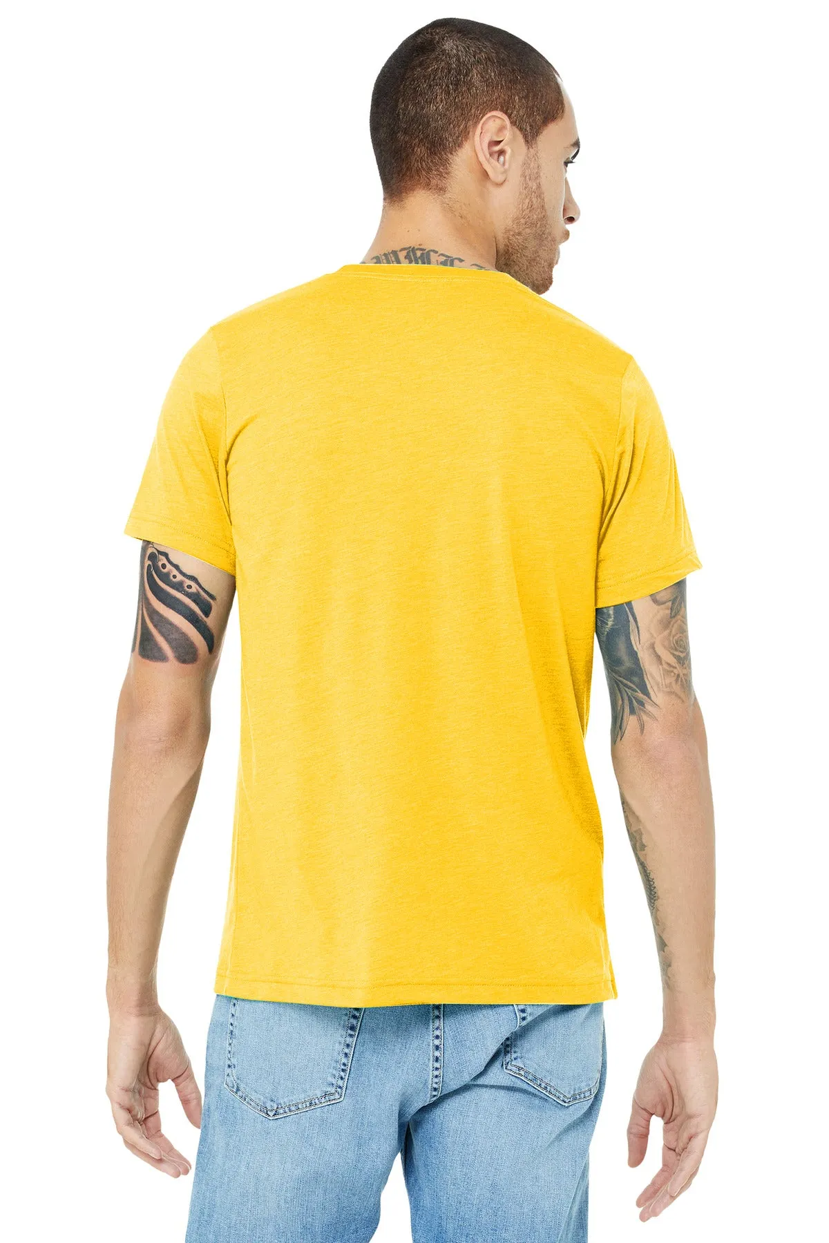 BELLA CANVAS  Unisex Triblend Short Sleeve Tee. BC3413 Yellow Gold Triblend