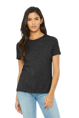 BELLA CANVAS Women's Relaxed Triblend Tee BC6413 Charcoal-Black Triblend
