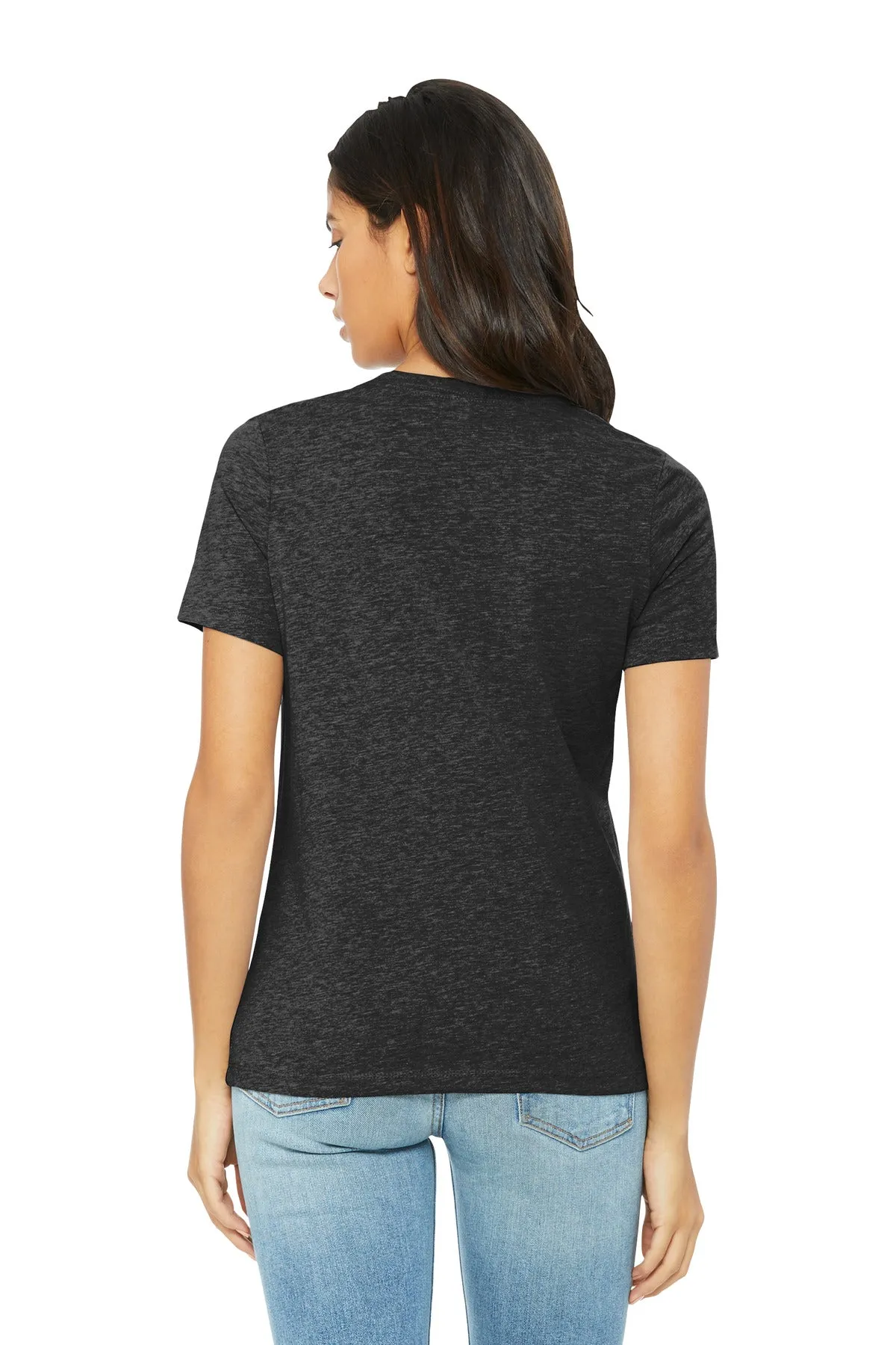 BELLA CANVAS Women's Relaxed Triblend Tee BC6413 Charcoal-Black Triblend