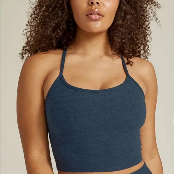 Beyond Yoga Women’s Spacedye Racerback Cropped Tank Top NWT Large