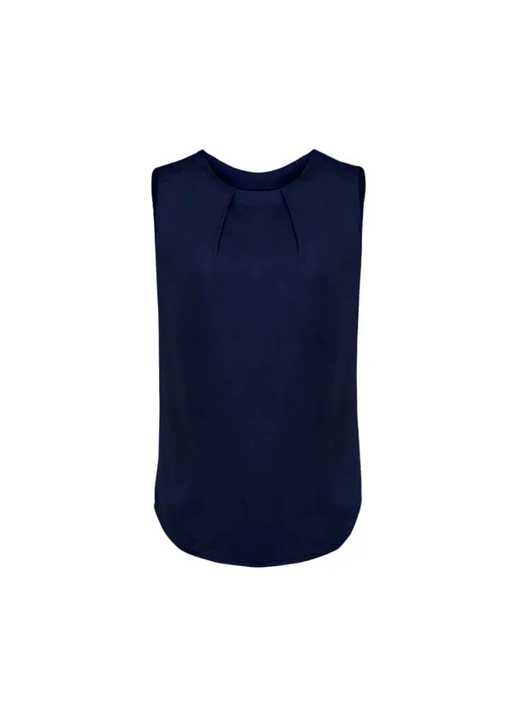 Biz Corporate Womens Estelle Pleat Blouse (RB973LN)