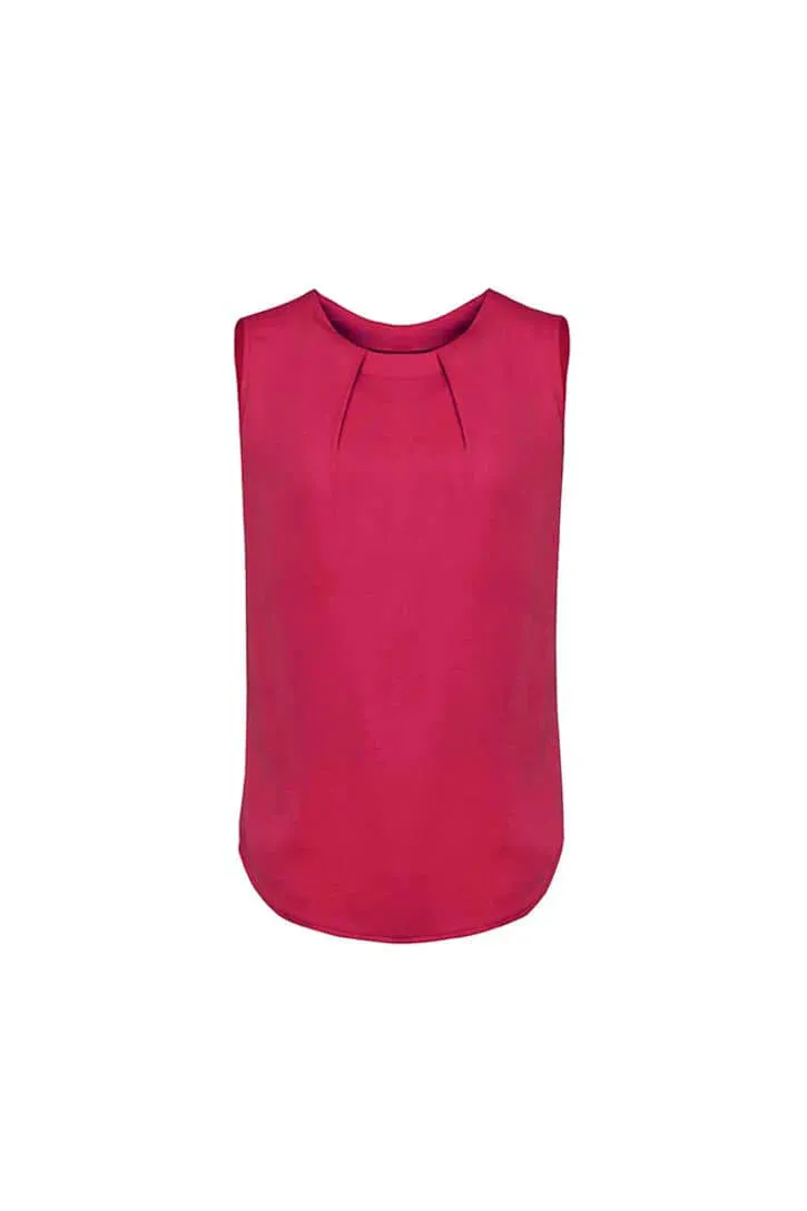 Biz Corporate Womens Estelle Pleat Blouse (RB973LN)