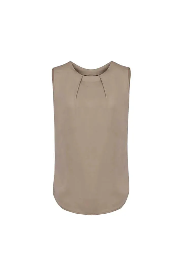 Biz Corporate Womens Estelle Pleat Blouse (RB973LN)