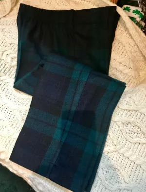 Blackwatch Tartan Wool Pants