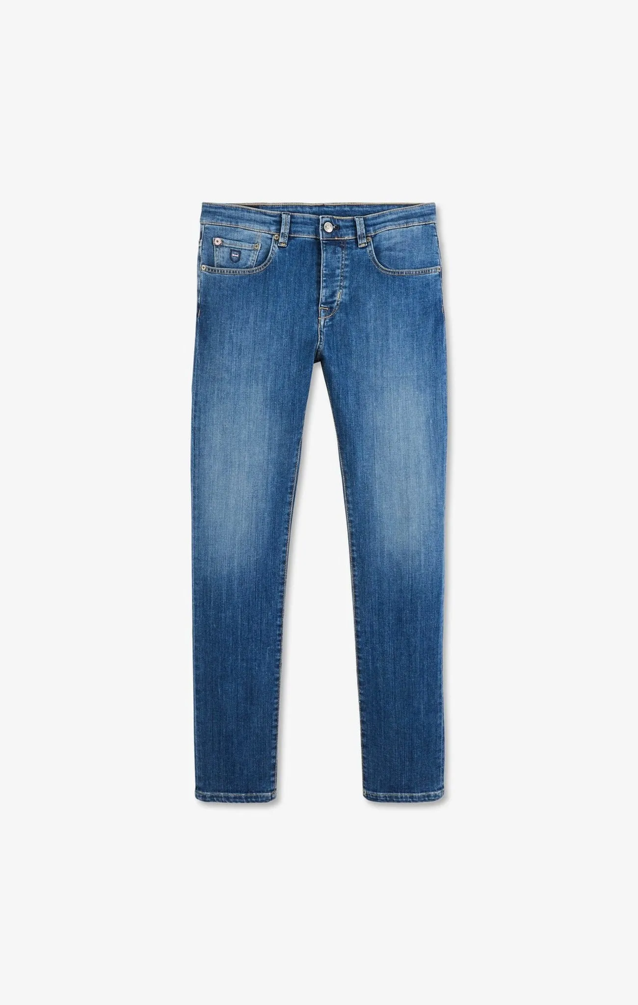 Blue jeans in stretch cotton