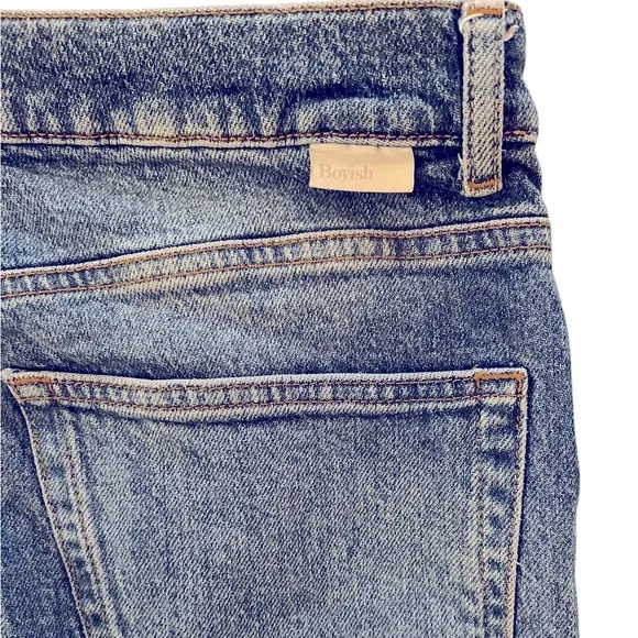 Boyish The Tommy Stretch High Rise Straight Leg Jean, Eternal Sunshine, 29