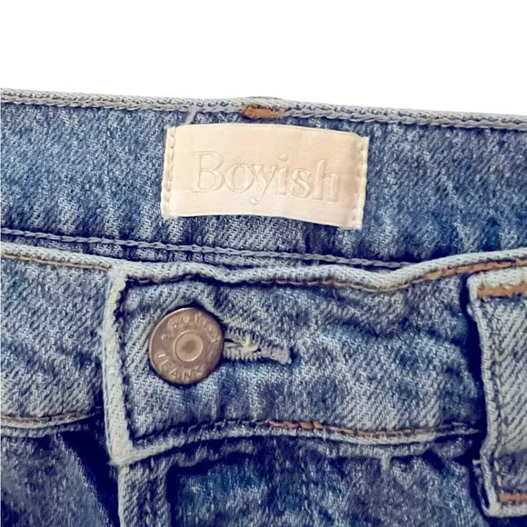 Boyish The Tommy Stretch High Rise Straight Leg Jean, Eternal Sunshine, 29