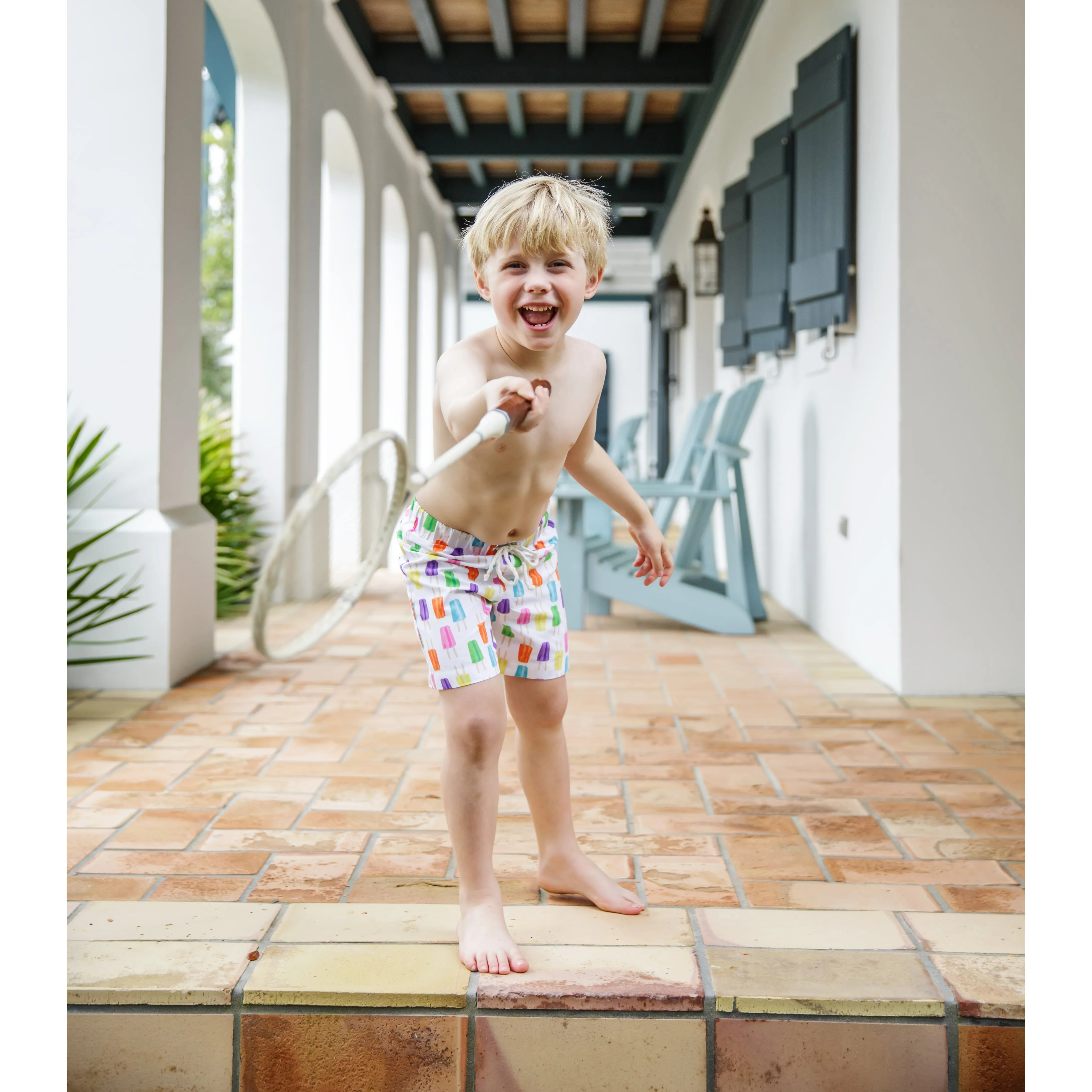 Boy’s Swim Trunks Lickety Split